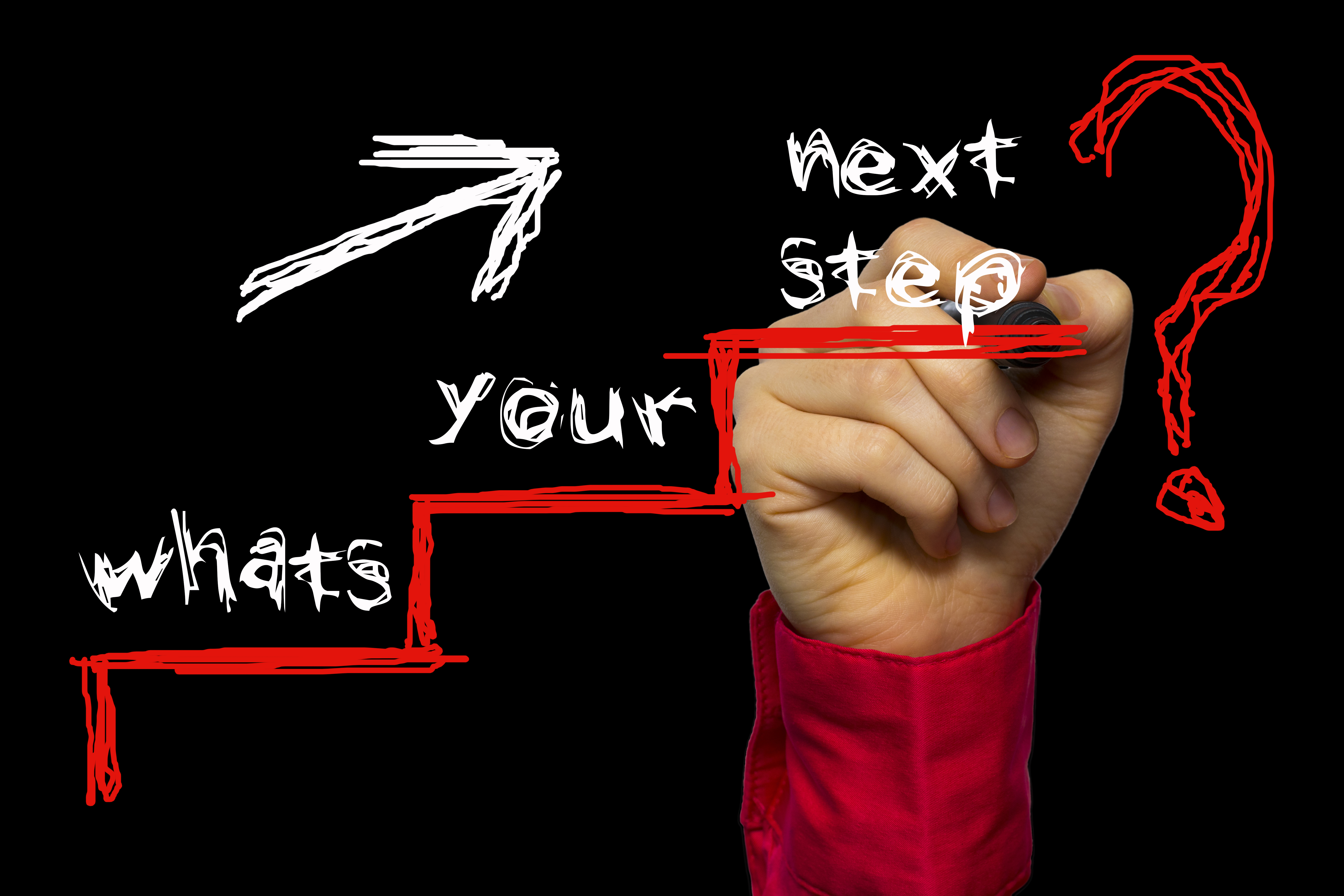 What's your next step? 